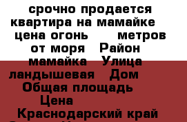 срочно продается квартира на мамайке!!! цена огонь. 200 метров от моря › Район ­ мамайка › Улица ­ ландышевая › Дом ­ 21/5 › Общая площадь ­ 34 › Цена ­ 3 550 000 - Краснодарский край, Сочи г. Недвижимость » Квартиры продажа   . Краснодарский край